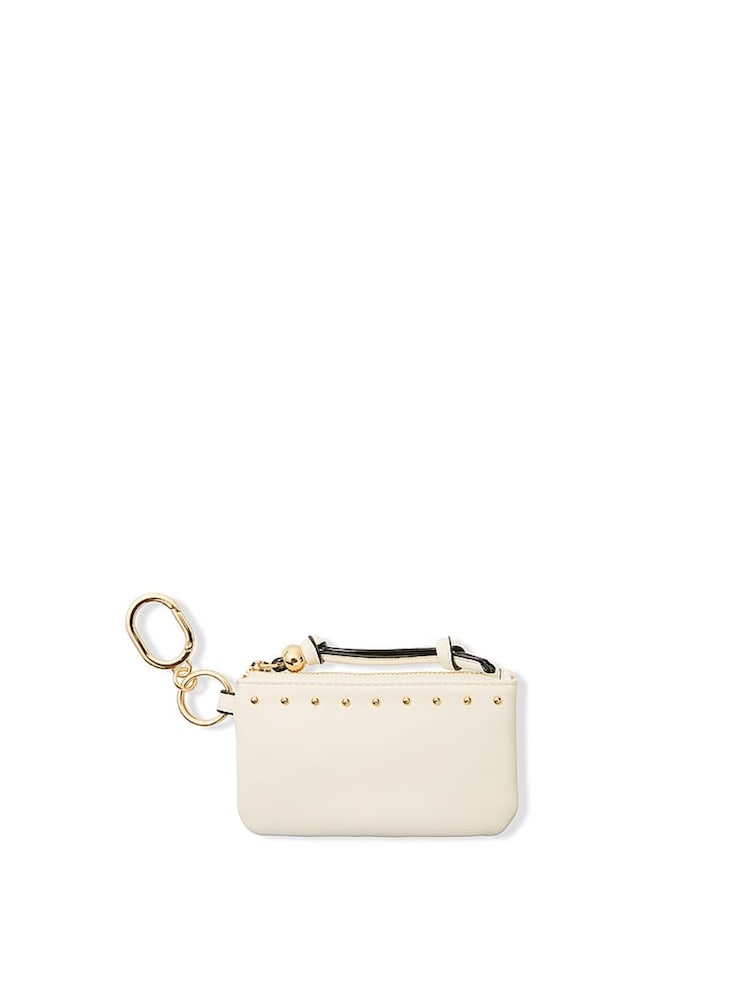Victoria's Secret Swan Studs Cream Purse Keyring - Image 1 of 2