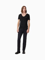 AllSaints Black Tonic Scoop 100% Organic Cotton T-Shirt - Image 4 of 7
