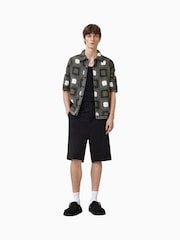 AllSaints Green Mandon 100% Organic Cotton Cardigan - Image 1 of 7