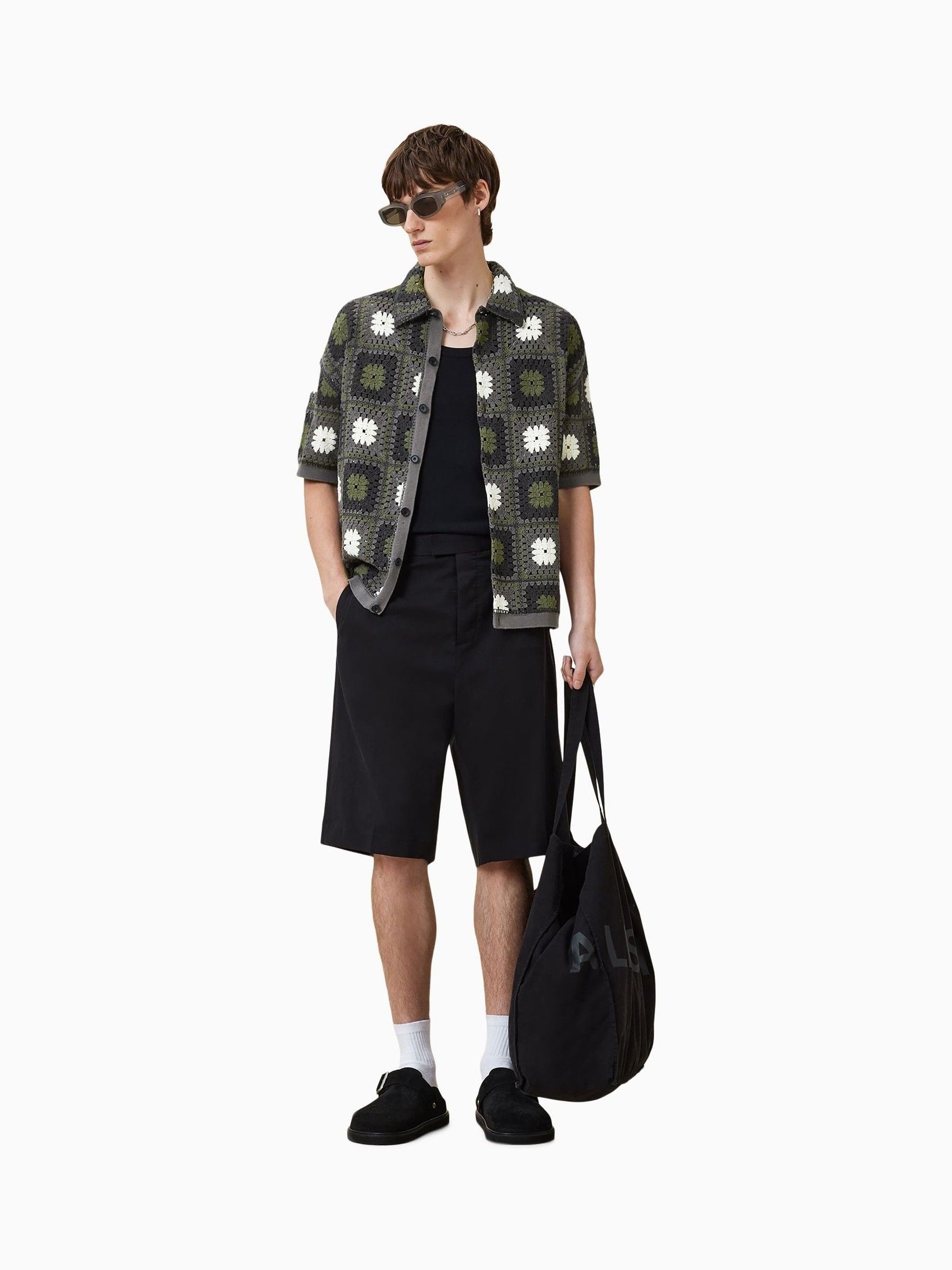 Buy AllSaints Green Mandon Cardigan from Next USA