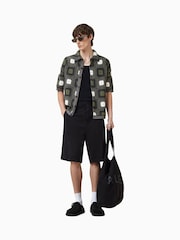 AllSaints Green Mandon 100% Organic Cotton Cardigan - Image 4 of 7