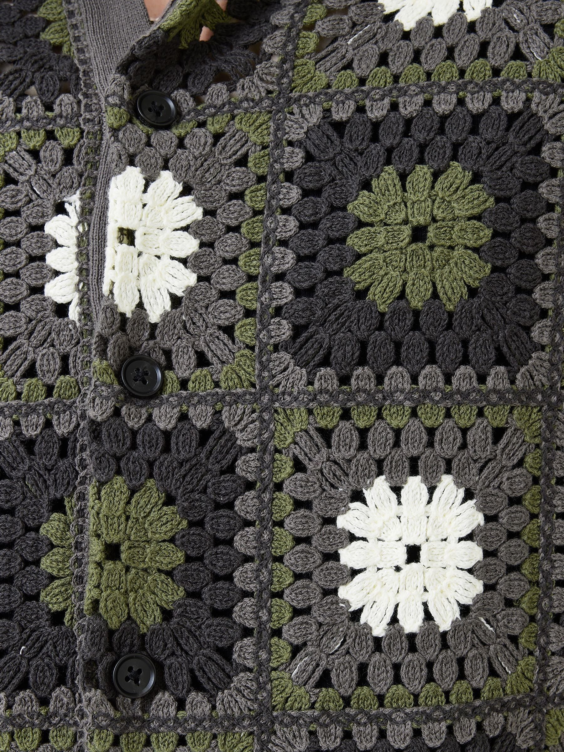 Buy AllSaints Green Mandon Cardigan from Next USA