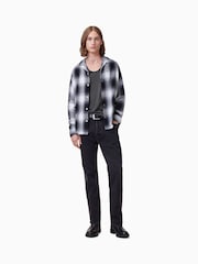 AllSaints Grey Tonic Scoop 100% Organic Cotton T-Shirt - Image 3 of 7