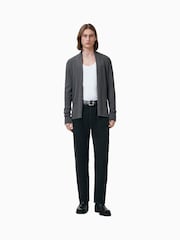 Monument Grey - Allsaints Odprta jopica Mode Merino - Slika 2 iz 5