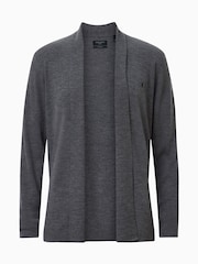 Monument Grey - Allsaints Odprta jopica Mode Merino - Slika 5 iz 5