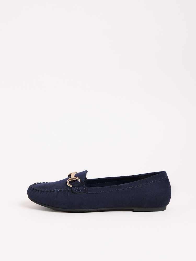 Friends Like These Navy Comfort Snaffle LoafersDriver Shoes - Image 4 of 4
