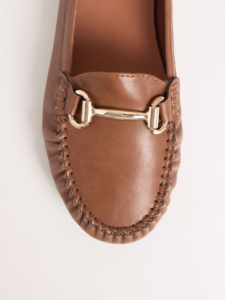 Friends Like These Tan Brown Comfort Snaffle LoafersDriver Shoes - Image 2 of 4 Friends Like These Tan Brown Comfort Snaffle LoafersDriver Shoes - Image 2 of 4
