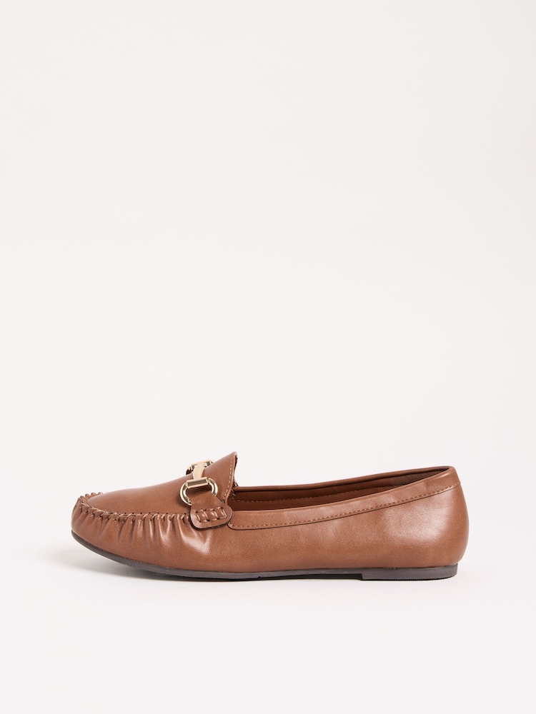 Friends Like These Tan Brown Comfort Snaffle LoafersDriver Shoes - Image 4 of 4 Friends Like These Tan Brown Comfort Snaffle LoafersDriver Shoes - Image 4 of 4