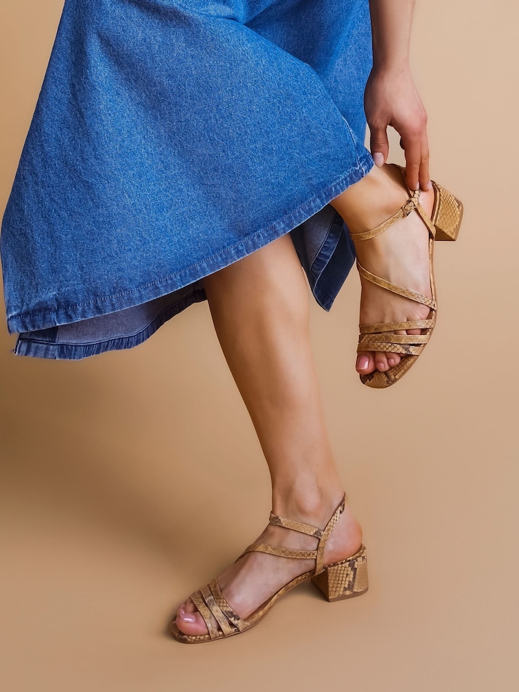 Jones Bootmaker Ginette2 Heeled Leather Sandals - Image 1 of 6