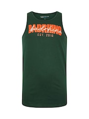 BadRhino Big & Tall Green Slogan 100% Cotton Vests 2 Pack - Image 7 of 8
