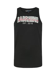 BadRhino Big & Tall Green Slogan 100% Cotton Vests 2 Pack - Image 8 of 8