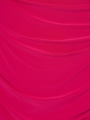 Adrianna Papell Pink Jersey Tuxedo Dress - Image 6 of 6