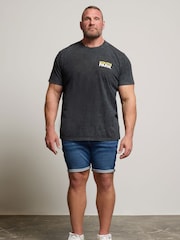 BadRhino Big & Tall Black Acid Wash South Park 100% Cotton T-Shirt - Image 2 of 6