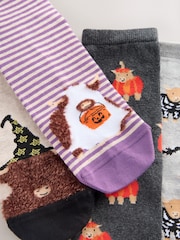 Halloween Hamish the Altoland Cow - Pack de 4 pares de calcetines tobilleros - Imagen 7 de 7
