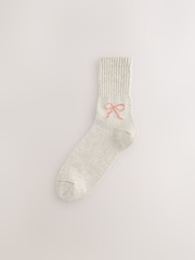 Rosa con lazos - Containing Wool Ankle Socks 3 Pack - Imagen 3 de 6