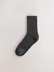Tonal Grey Containing Wool Ankle Socks 3 Pack - Image 4 of 6