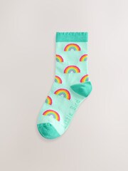 Little Bird by Jools Oliver Multi Rainbow Socks 5 Pack - Image 3 of 8