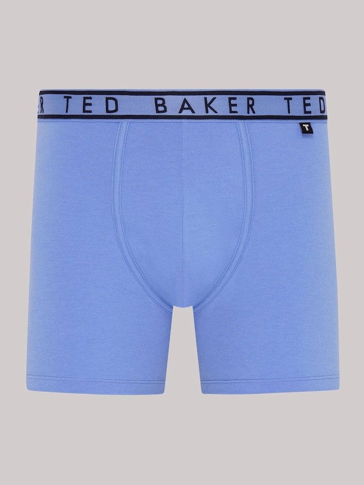 Ted Baker Blue Sauna Bachelors Boxer Briefs 3 Pack - Image 2 of 5 Ted Baker Blue Sauna Bachelors Boxer Briefs 3 Pack - Image 2 of 5