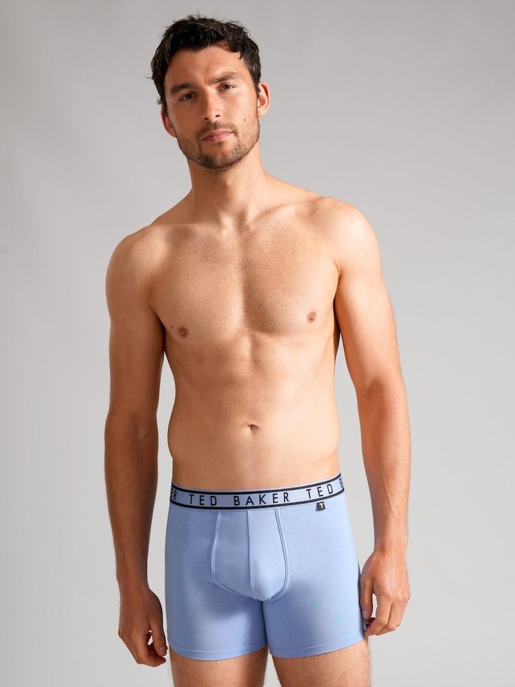 Ted Baker Blue Sauna Bachelors Boxer Briefs 3 Pack - Image 5 of 5 Ted Baker Blue Sauna Bachelors Boxer Briefs 3 Pack - Image 5 of 5
