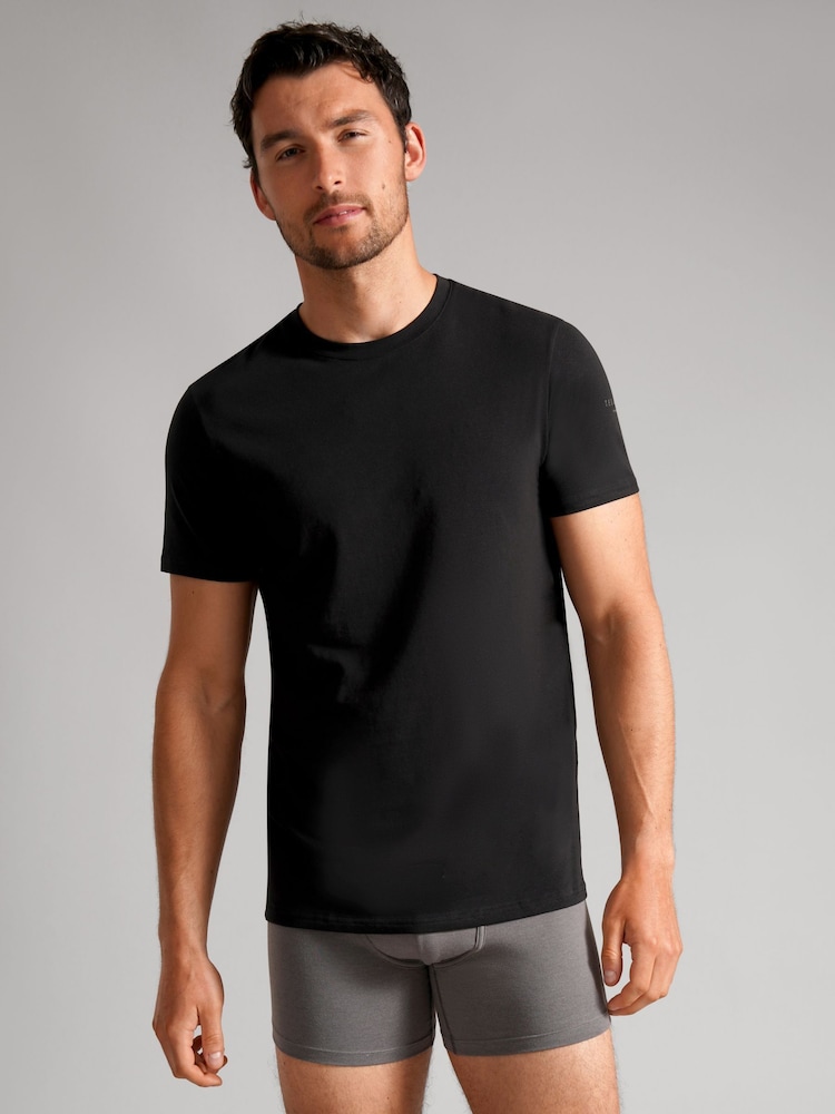 Ted Baker Green Crew Neck Mix T-Shirts 3 Pack - Image 4 of 4