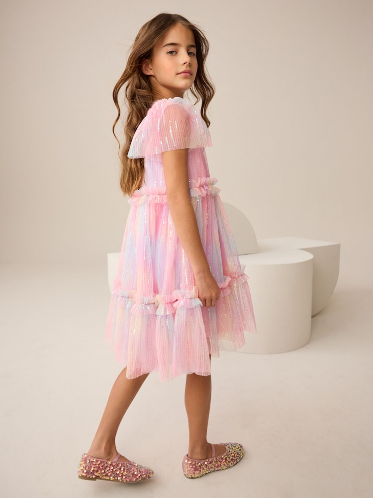 party dress 3 4 years Arshiner Toddler Tutu Dress Little Girls Fall Winter Long Sleeve Holiday Party Tulle Dresses 3-8Y JB33 3-4 Years