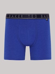 Ted Baker Blue Treasure Mazarine Boxer Briefs 3 Pack - Image 2 of 3