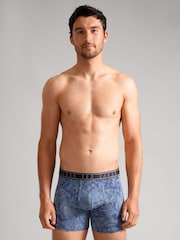 Ted Baker Blue Treasure Mazarine Boxer Briefs 3 Pack - Image 3 of 3