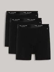 Ted Baker Black Boxers 3 Pack - Image 1 of 2