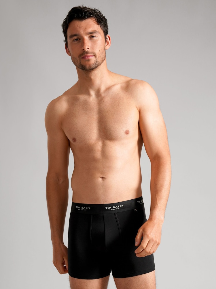 Ted Baker Black Boxers 3 Pack - Image 2 of 2