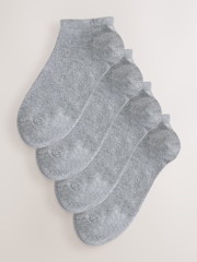 Gris - Pack de 4 pares de calcetines tobilleros - Imagen 1 de 1