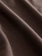 Chocolate Brown Embellished Pocket T-Shirt - Image 7 of 7
