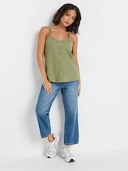 PixieGirl Petite Purple Button Front Ribbed Vests 2 Pack - Image 3 of 8
