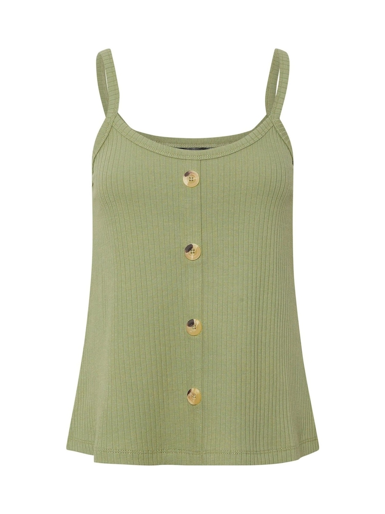 PixieGirl Petite Purple Button Front Ribbed Vests 2 Pack - Image 8 of 8
