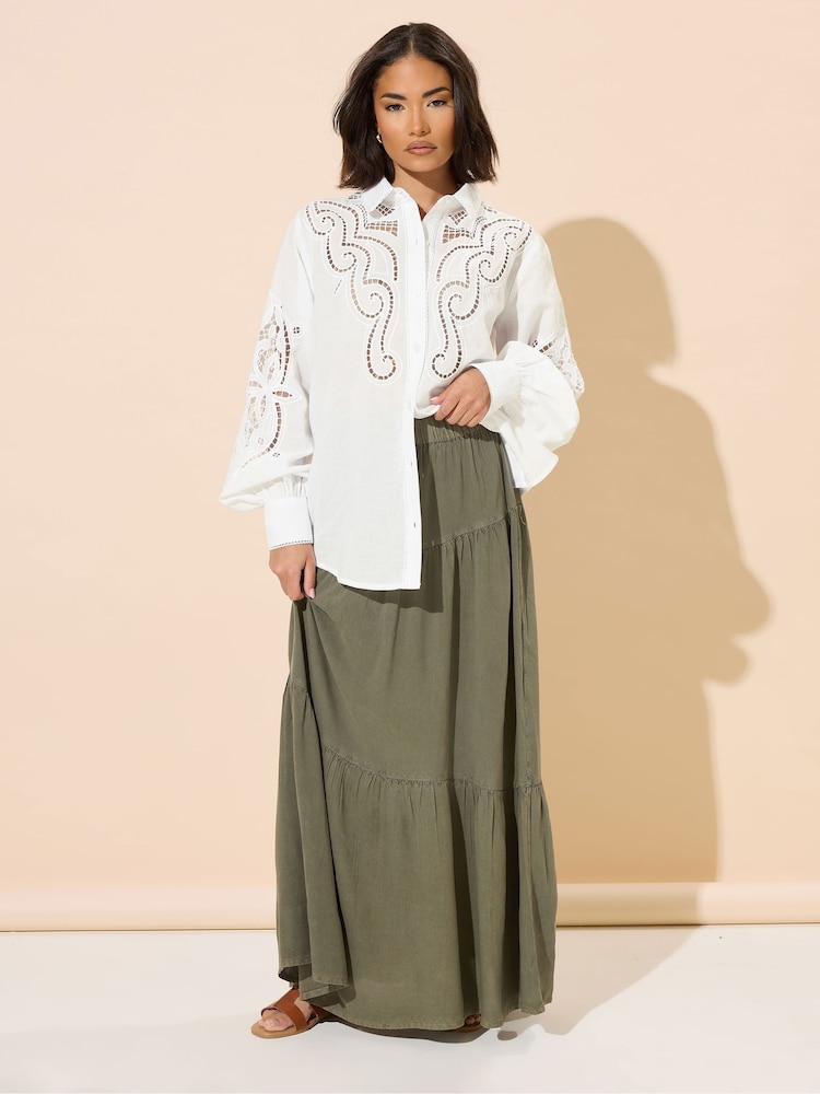Camisa de crochê PixieGirl Petite 100% algodão - Imagem 2 de 5
