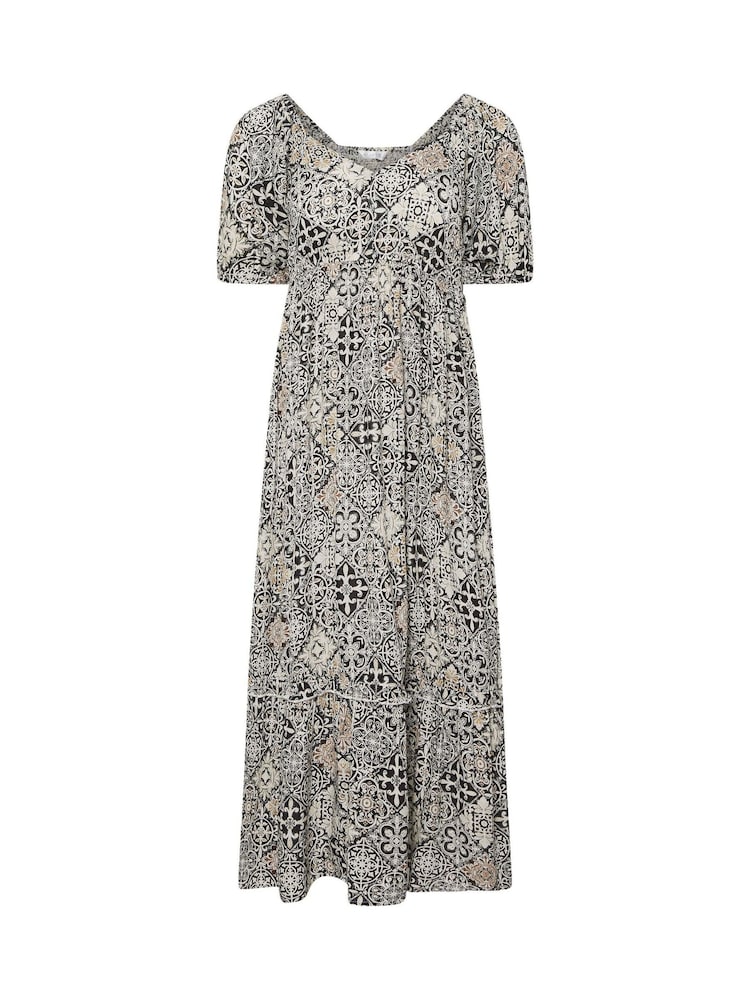 PixieGirl Petite Mono Tile Print Dress - Bild 5 von 5