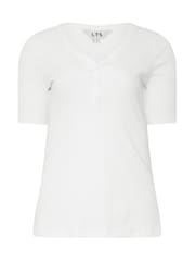 Long Tall Sally Short Sleeve Ribbed Henley Top - Imagen 5 de 5