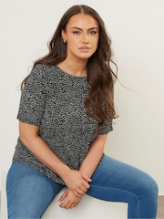 Denim negro - Yours Curve Shell Top - Imagen 1 de 5