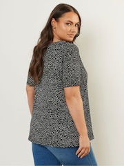 Denim negro - Yours Curve Shell Top - Imagen 3 de 5