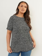 Denim negro - Yours Curve Shell Top - Imagen 4 de 5