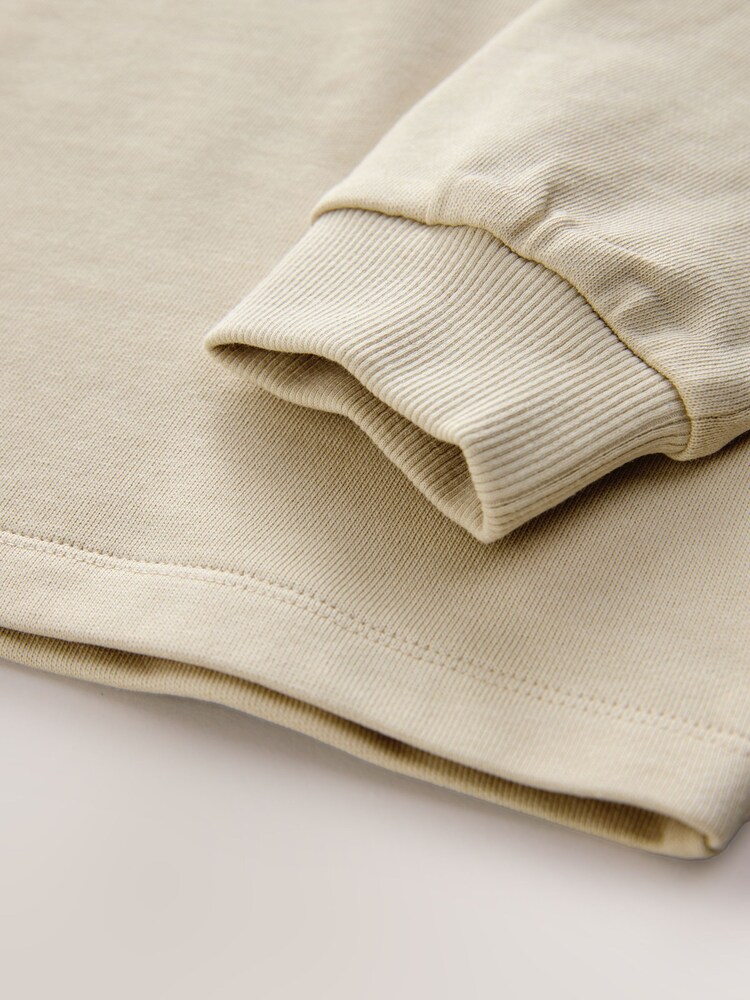 Stone Relaxed Fit Long Sleeve Heavyweight T-Shirt (3-16yrs) - Image 4 of 4