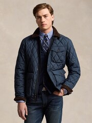 Polo Ralph Lauren Blue Beaton Quilted Field Jacket - Image 1 of 7