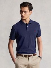 Polo Ralph Lauren Blue Short Sleeve Pique Polo Shirt - Image 1 of 6