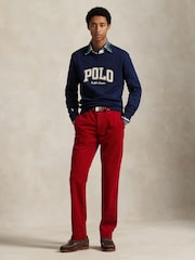 Polo Ralph Lauren Blue Big Polo Logo Crewneck Sweatshirt - Image 3 of 4