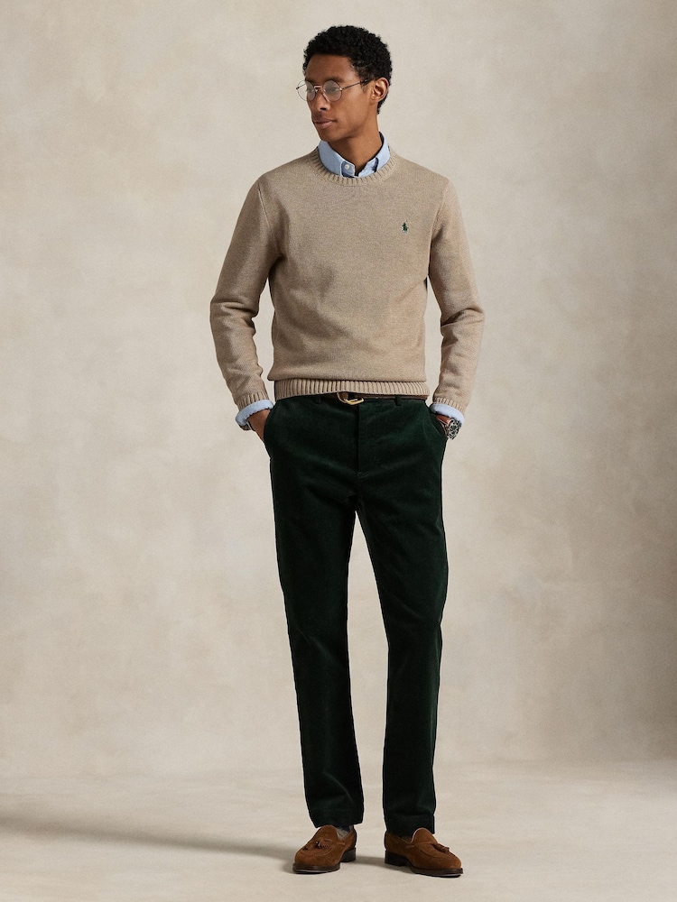 Polo Ralph Lauren Natural Shaker Cotton Crewneck Jumper - Image 4 of 4