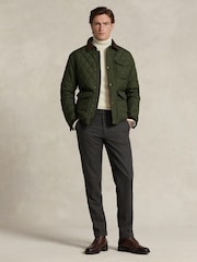 Polo Ralph Lauren Green Beaton Quilted Field Jacket - Image 4 of 7