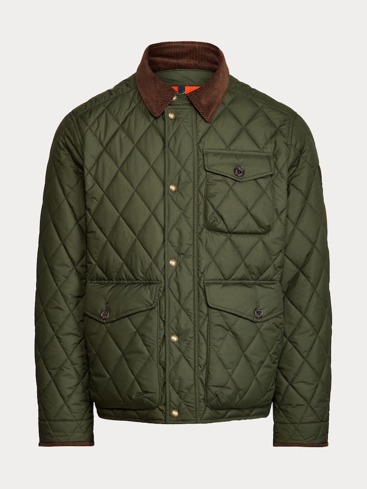 Polo Ralph Lauren Green Beaton Quilted Field Jacket - Image 7 of 7