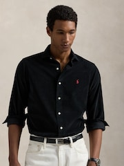 Polo Ralph Lauren Black Fine Cord Long Sleeve Shirt - Image 1 of 4