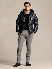 Polo Ralph Lauren Black Gorham Glossy Down Jacket - Image 3 of 6
