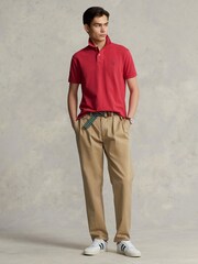 Polo Ralph Lauren Red Short Sleeve Pique Polo Shirt - Image 4 of 6