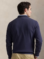 Polo Ralph Lauren Blue Heritage Bear Crew Neck Sweatshirt - Image 3 of 4